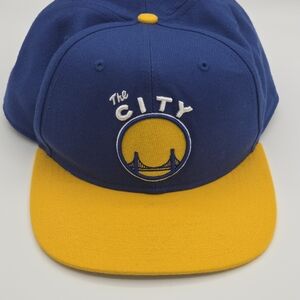 Era 59Fifty Men Women Cap Golden State Warriors 2Tone Blue Yellow Fitted Hat